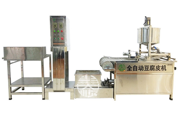 全自動(dòng)千張機(jī)，也是成為全自動(dòng)豆腐皮機(jī)